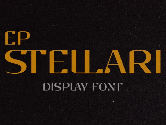 EP Stellari font