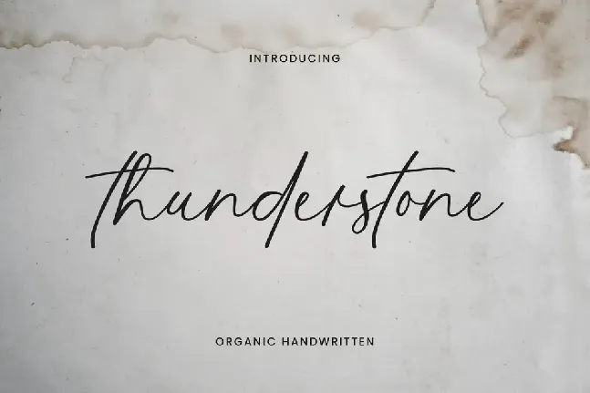 Thunderstone font