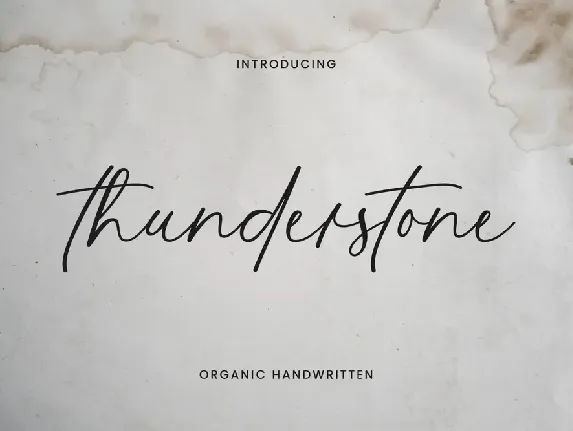 Thunderstone font