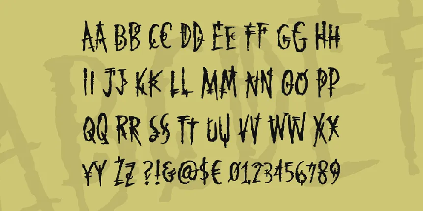 Mark of the Beast BB font