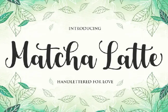 Matcha Latte Typeface font