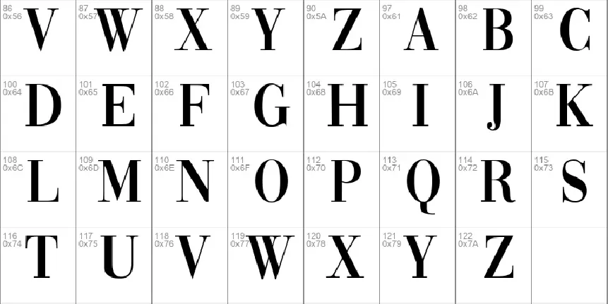 Vogue font