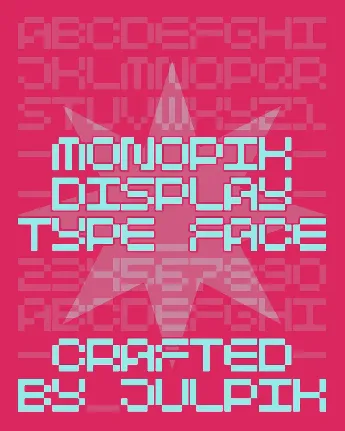 Monopik font