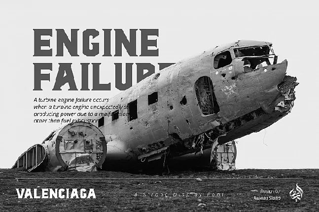 Al Valenciaga Display font