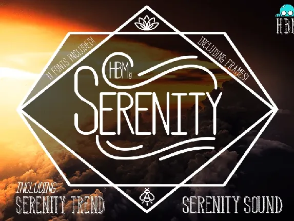 HBM Serenity Family font