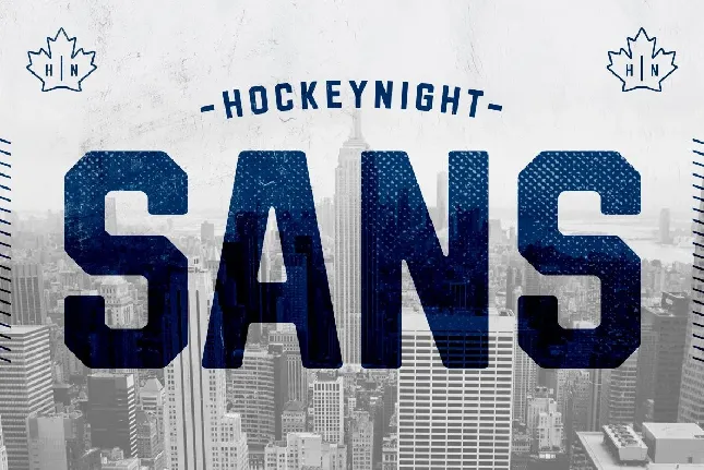 Hockeynight Sans font