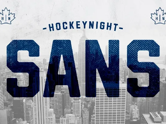 Hockeynight Sans font