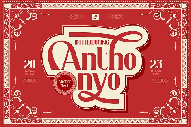 Anthonyo font