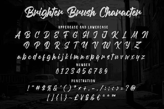 Brighter Brush font