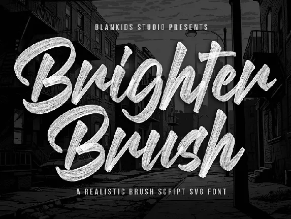 Brighter Brush font