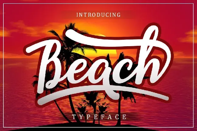 Beach font