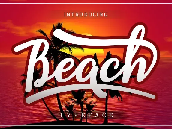 Beach font