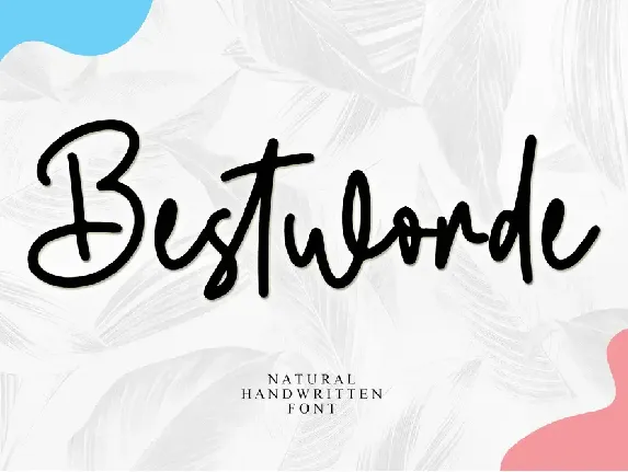 Bestworde - Personal Use font