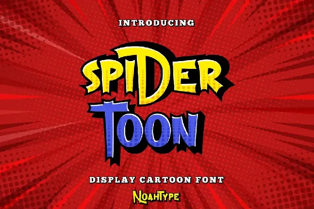 Spider Toon Demo font