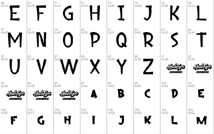 Spider Toon Demo font