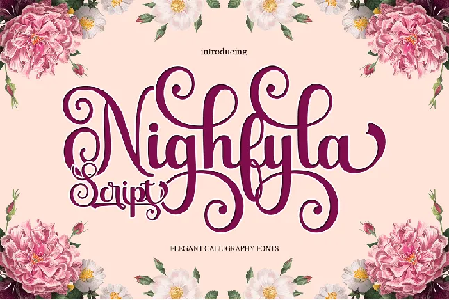 Nighfyla Script demo font