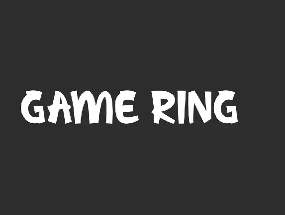 GameRingDemo font