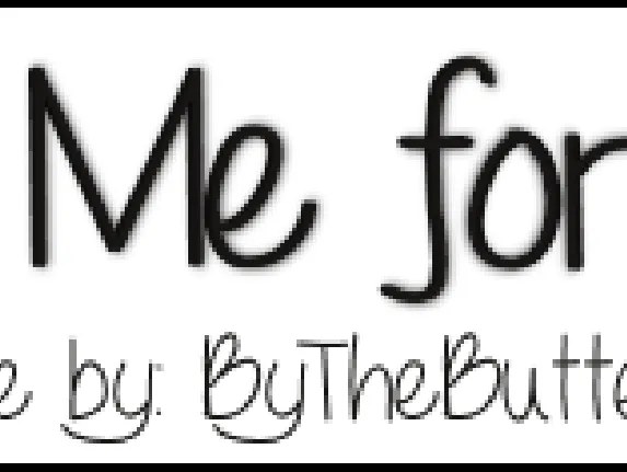 Love Me Forever font