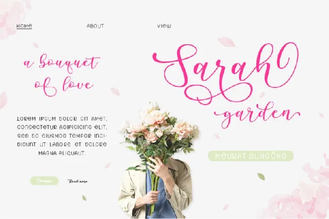 Justina Duo font