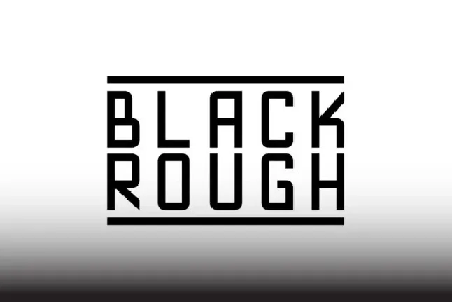 Blackrough Sans font