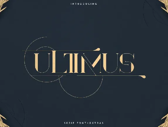 Ultimus Serif + Extras font