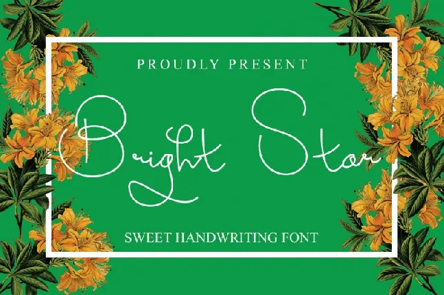 Bright Star font