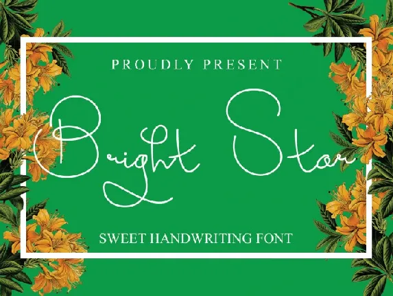 Bright Star font