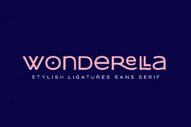 Wonderella Display font