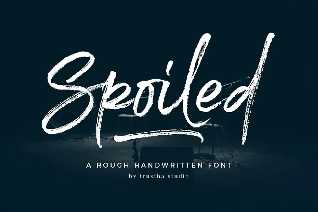 Spoiled Brush font