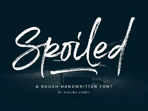 Spoiled Brush font