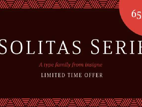 Solitas Serif Family font