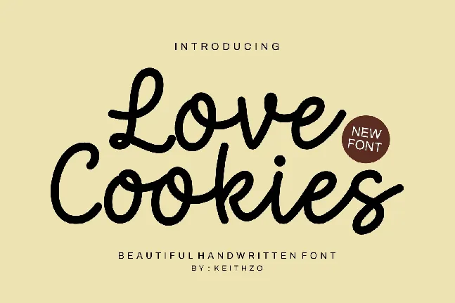 Love Cookies font