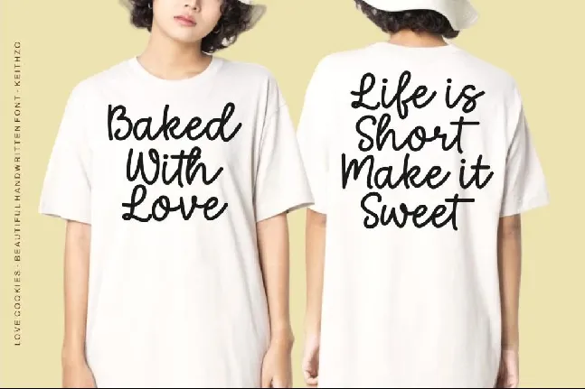 Love Cookies font