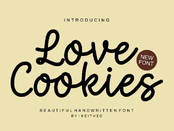 Love Cookies font