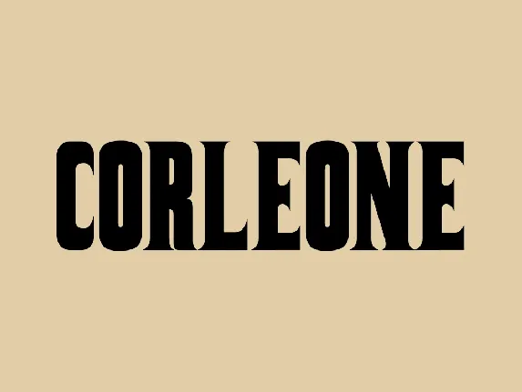 CORLEONE FONT font