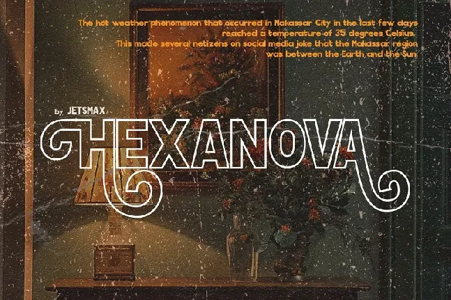 Hexanova font