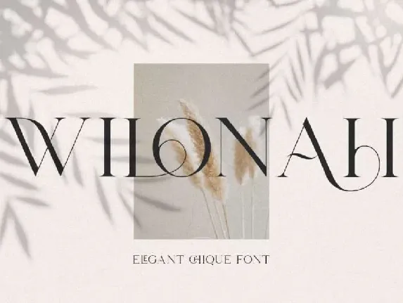 Wilonah font