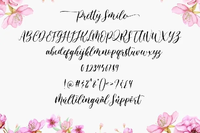 Pretty Smile font