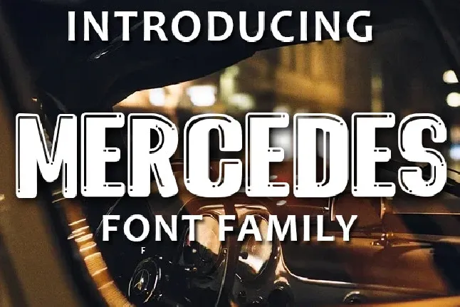 Mercedes font