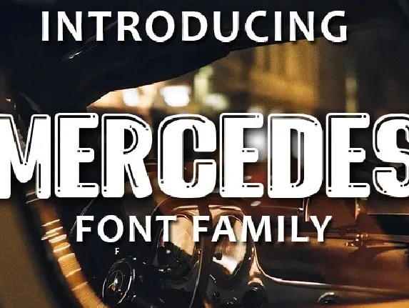 Mercedes font