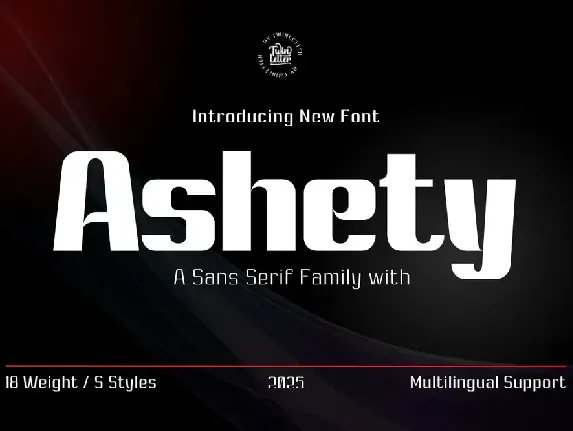 Ashety Personal use font