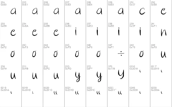 Happeiday font