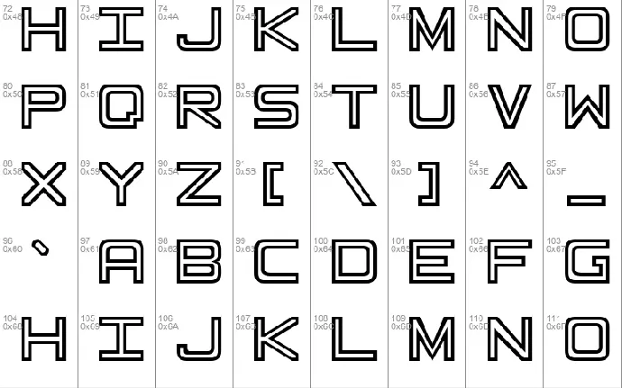 Basic Square 7 font