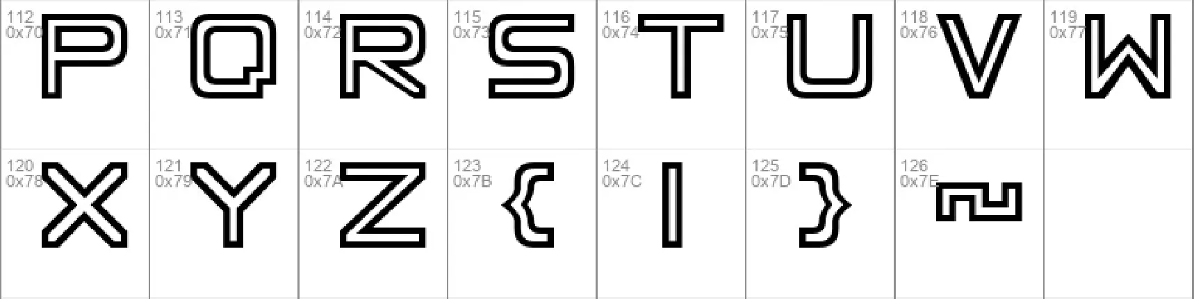 Basic Square 7 font