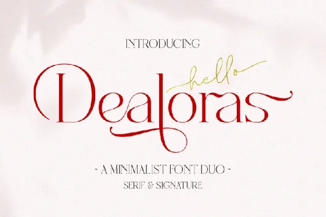 Dealoras Duo font