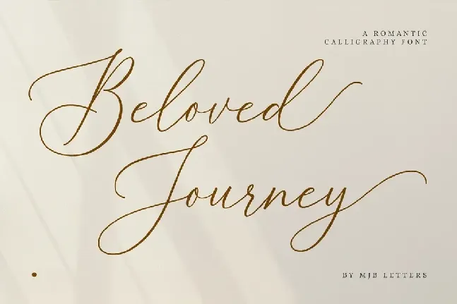 Beloved Journey font