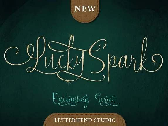 Lucky Spark font