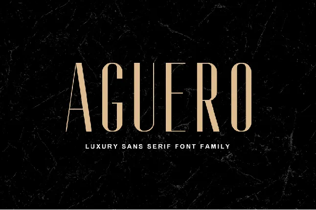 Aguero font