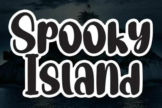 Spooky Island Display font