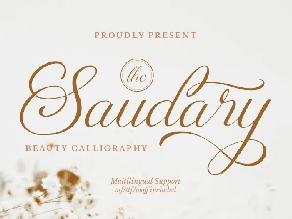 Saudary font